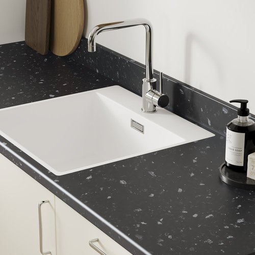 Black Granite Laminate - Upstands & Splashbacks image 3