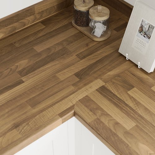 Black Walnut Laminate Worktop image 4