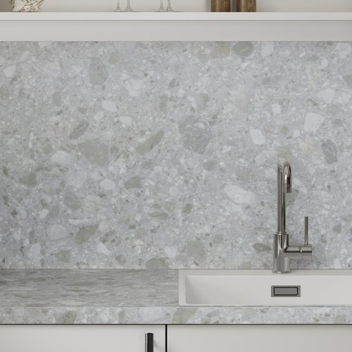 Trebbia Stone Laminate Worktop image 5
