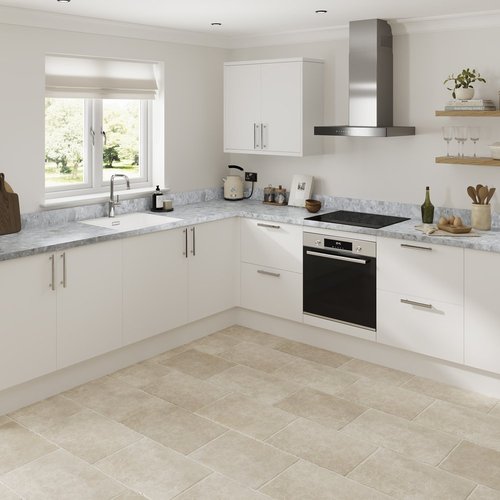 Trebbia Stone Laminate Worktop image 2