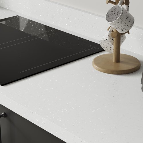 White Sparkle Laminate image 4