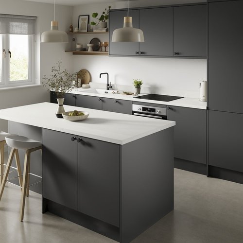 White Veilstone Laminate image 2