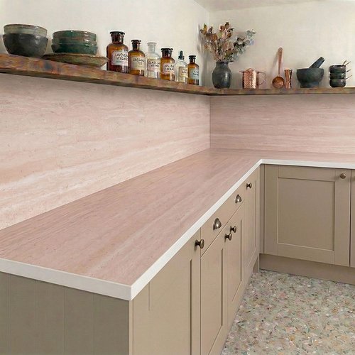 Italian Travertine Compact - Upstands & Splashbacks image 1
