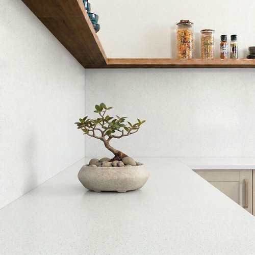 White Quartz Compact - Upstands & Splashbacks image 2