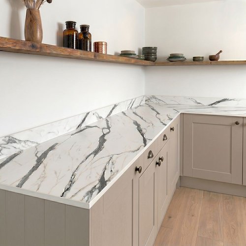 Creamy Carrara Compact - Upstands image 1