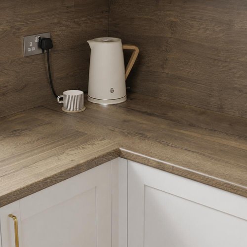 Full Stave Rustic Oak Laminate - Upstands image 1