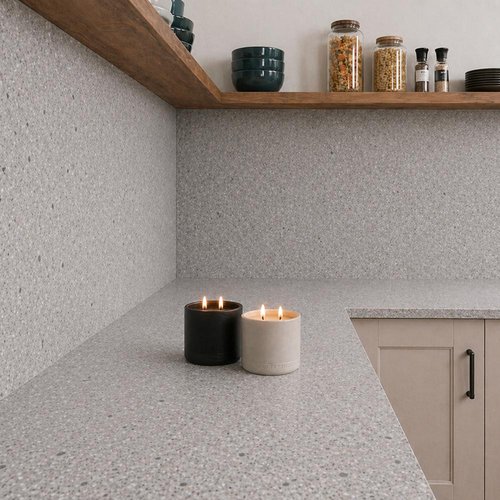 Grey Slate Laminate Worktop - Upstands & Splashbacks image 2