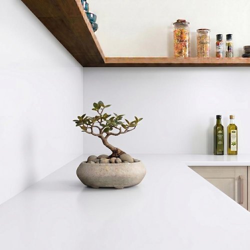 Pure White Solid Surface - Upstands & Splashbacks image 1