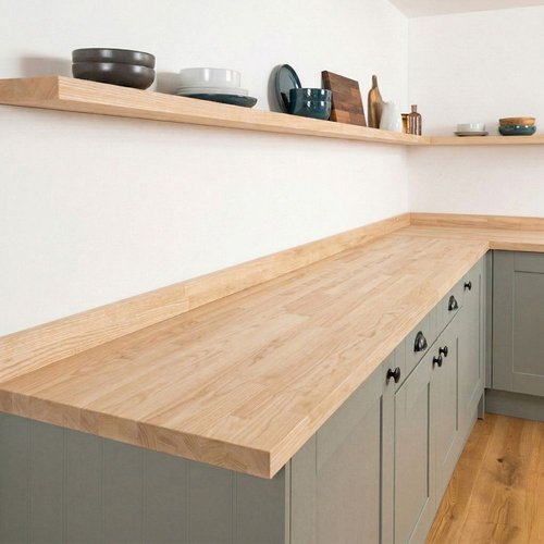 Ash Worktop - Upstands image 5