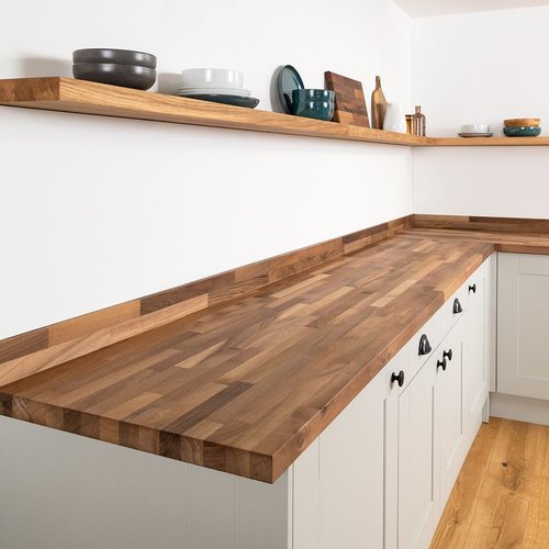 Walnut Worktop - Upstands image 3