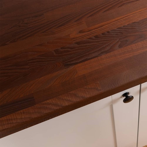 Black Ash Worktop Sample image 2