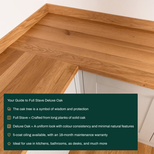 Full Stave Deluxe Oak Worktop image 2