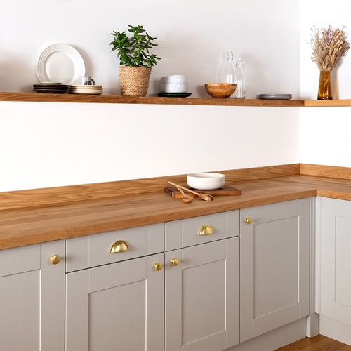 Full Stave Deluxe Rustic Oak Worktop image 11