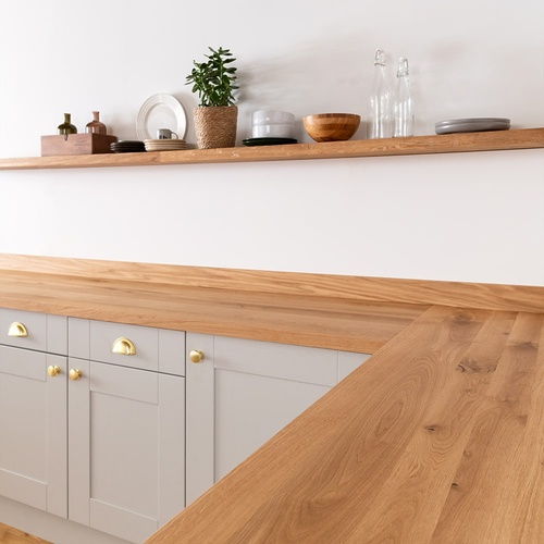 Full Stave Deluxe Rustic Oak Worktop image 7
