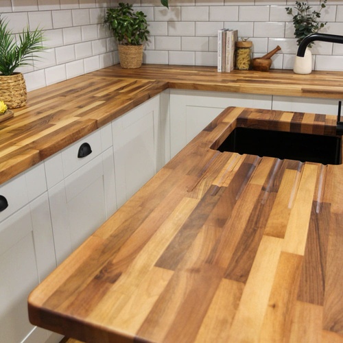 Walnut Worktop Sample image 4
