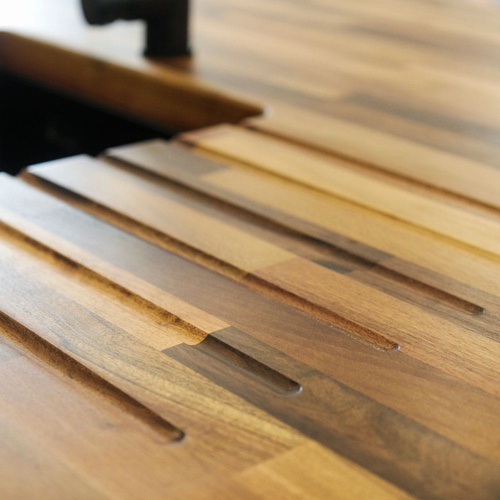 Walnut Worktop Sample image 1
