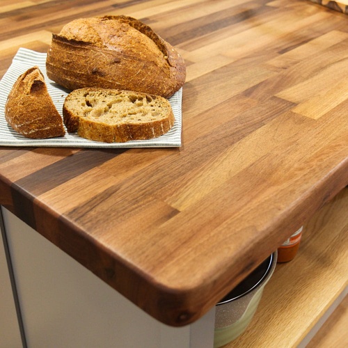 Walnut Worktop Sample image 3