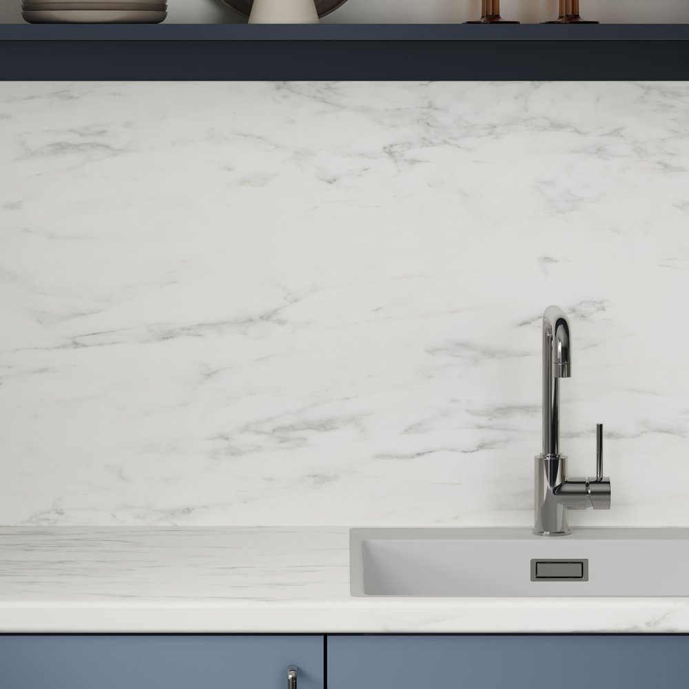 Bella Bianche Laminate - Upstands and Splashbacks