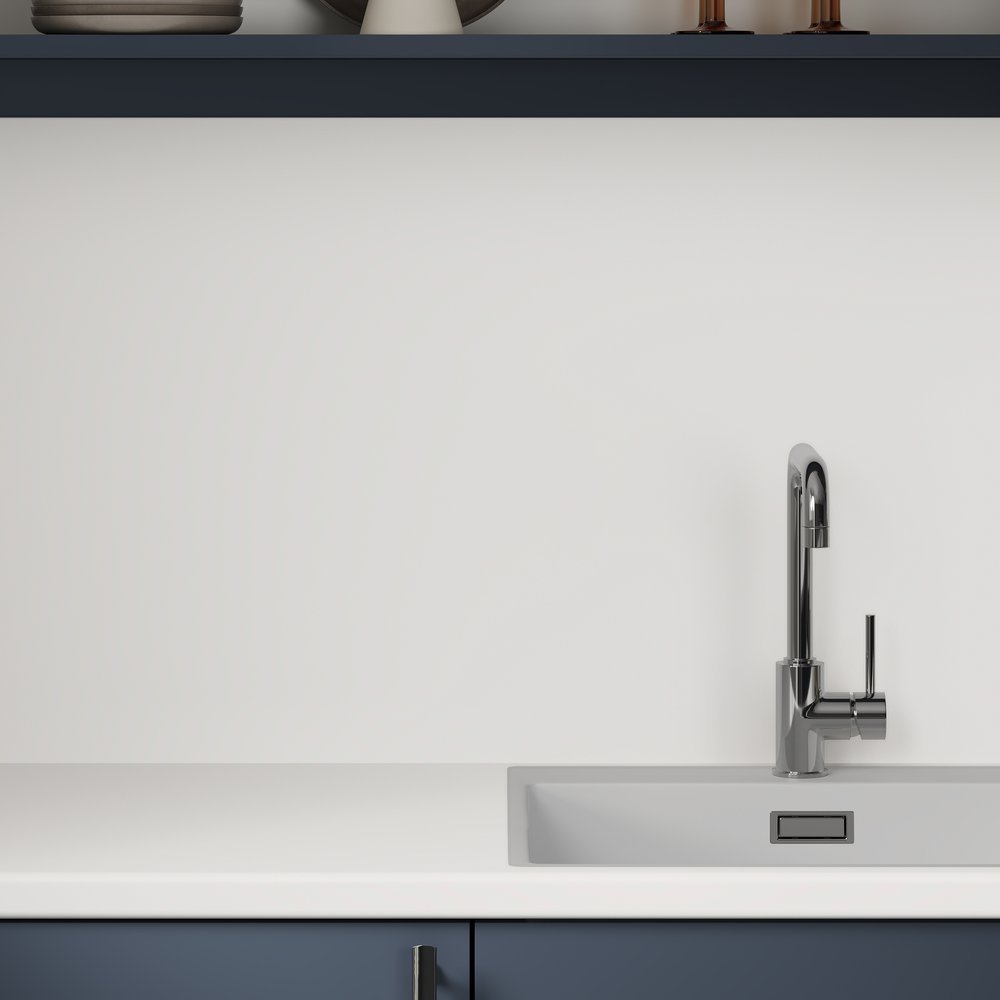 Pure White Laminate - Upstands & Splashbacks
