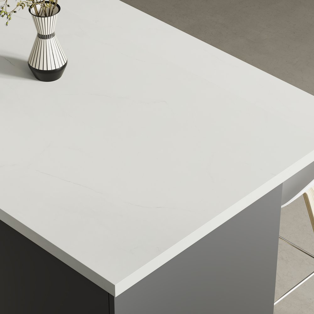White Veilstone Laminate