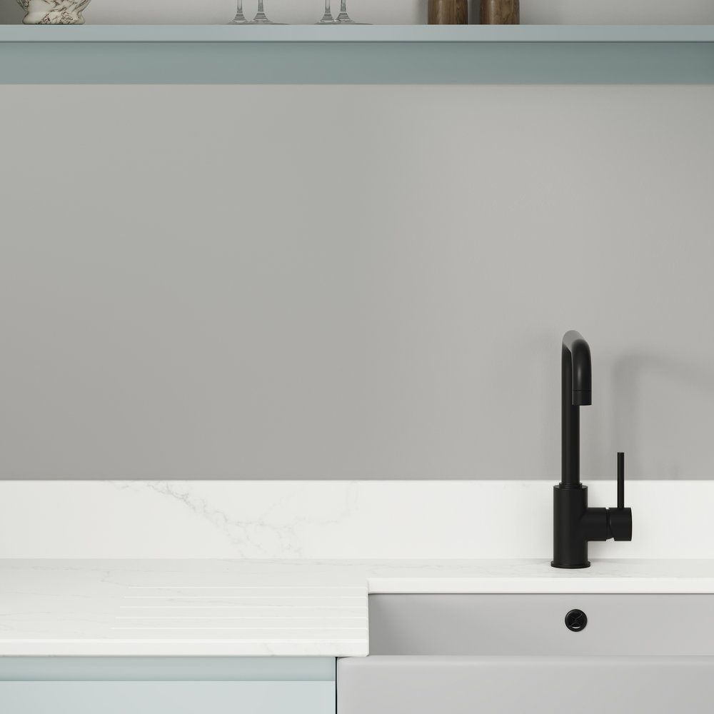 Calacatta Veined Solid Surface - Upstands