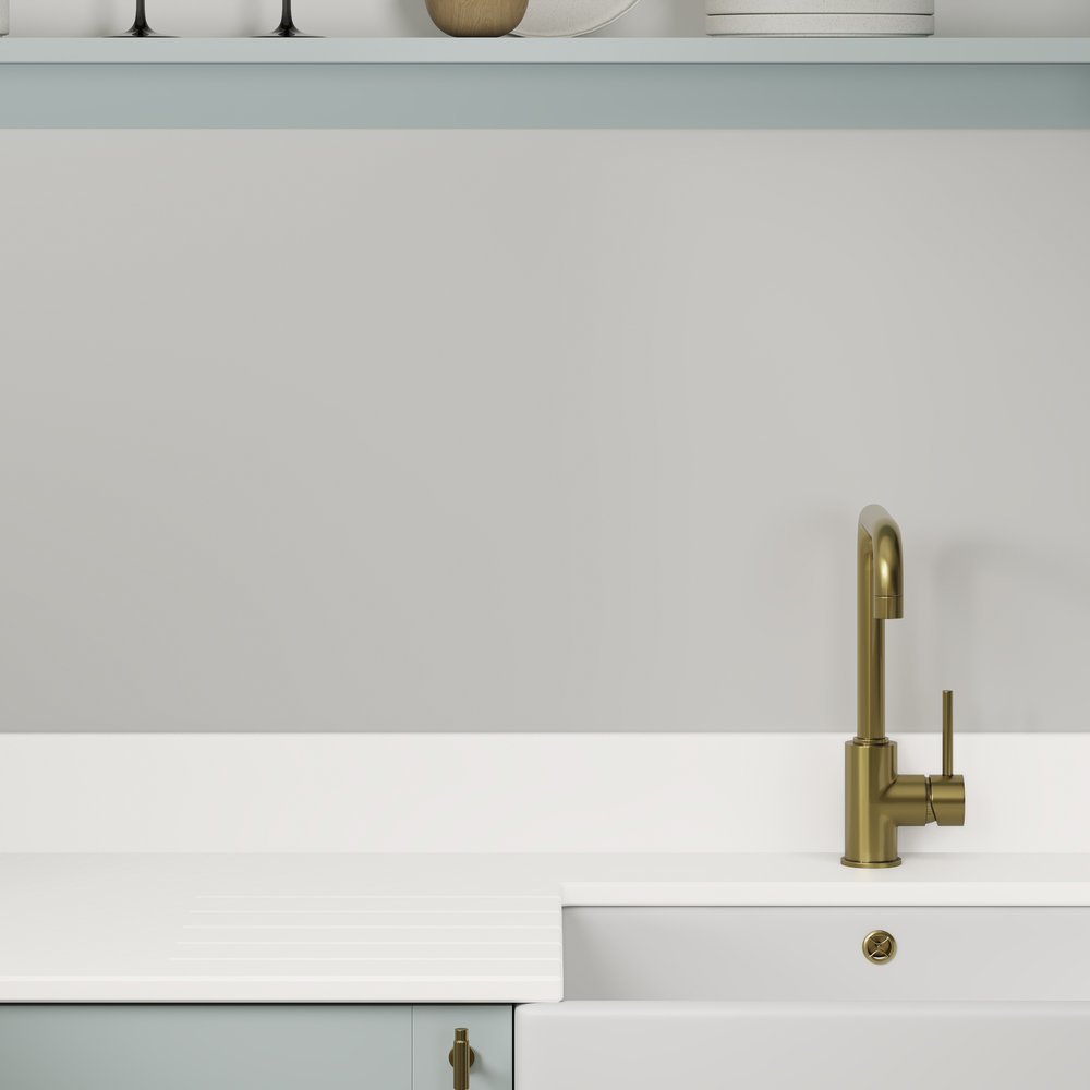 Pure White Solid Surface - Upstands & Splashbacks