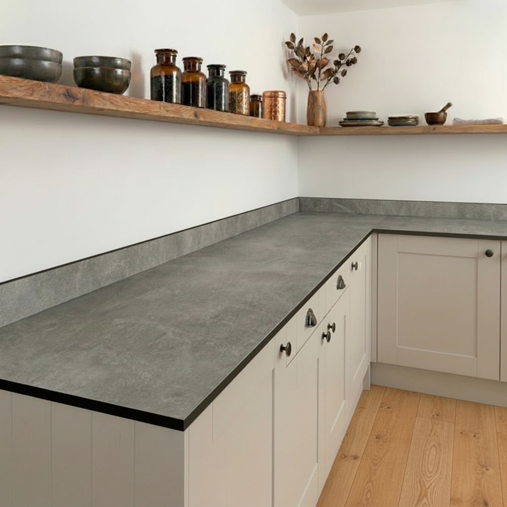 Cloudy Cement Compact - Upstands & Splashbacks