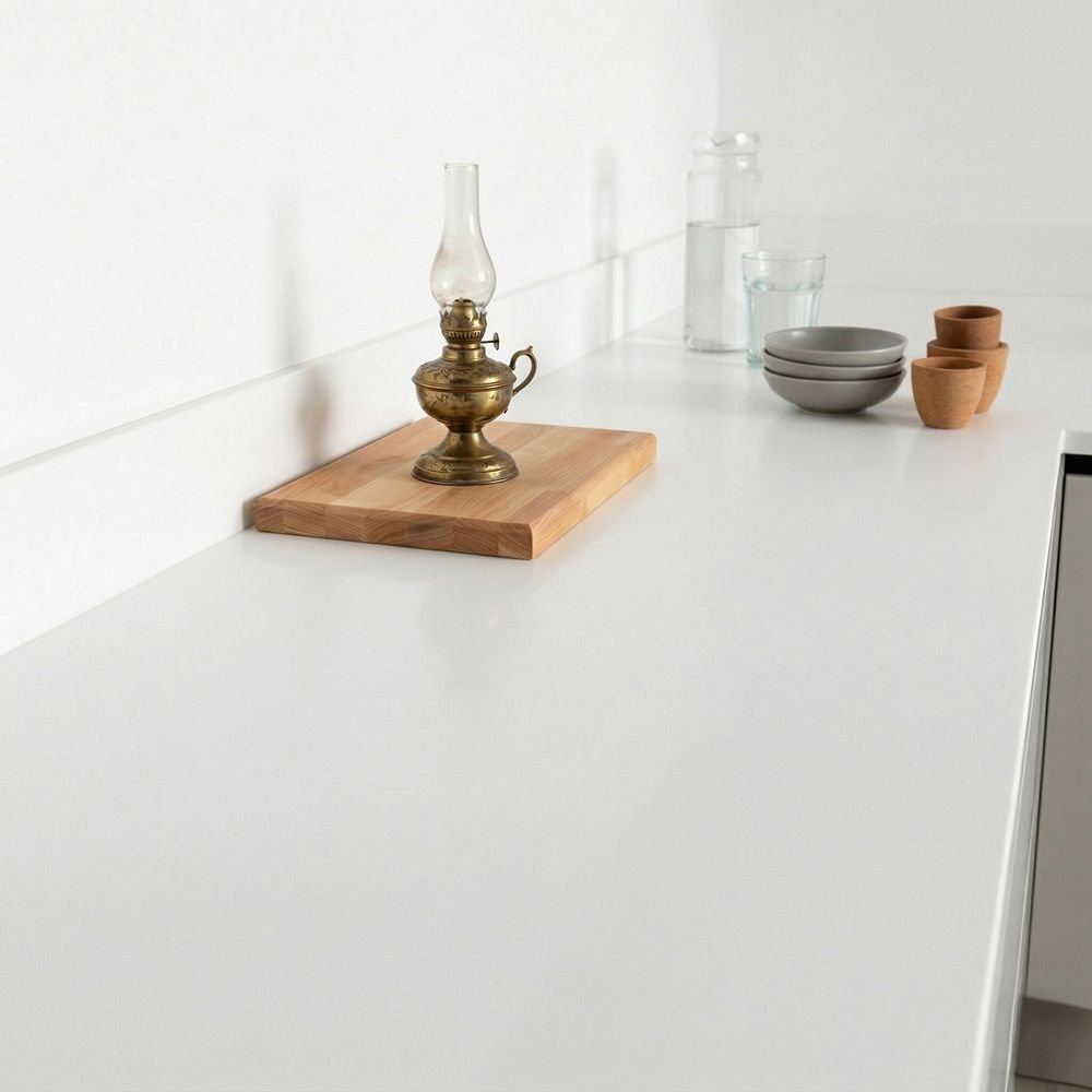 Lucida White Compact - Upstands & Splashbacks