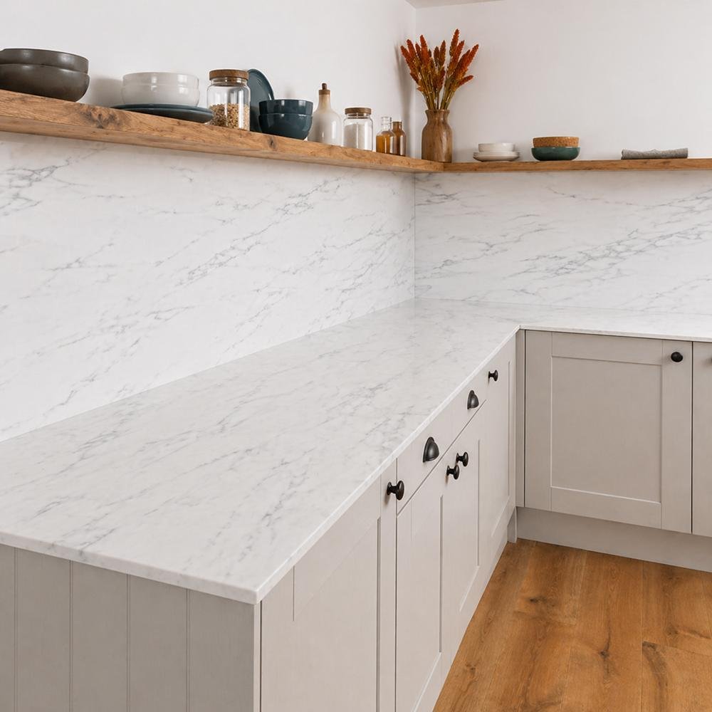 Bella Bianche Laminate - Upstands and Splashbacks