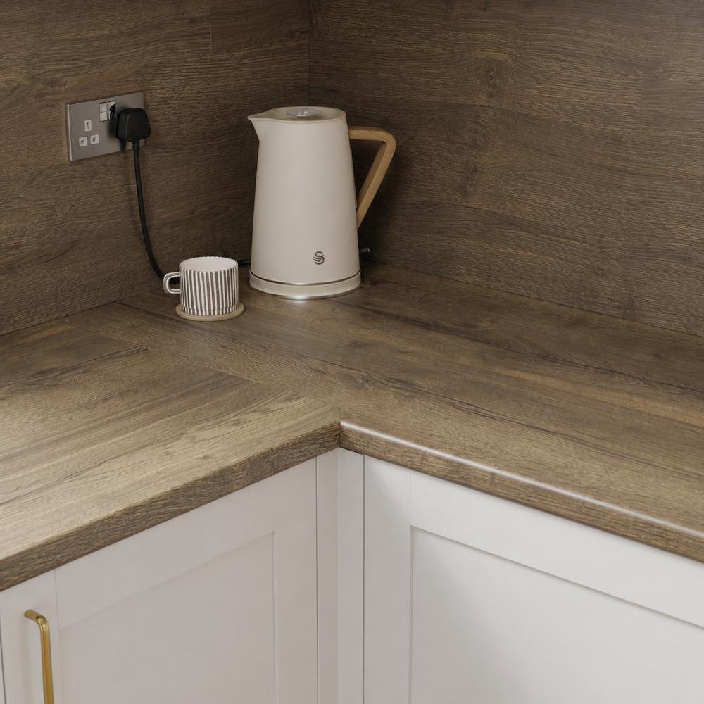 Full Stave Rustic Oak Laminate - Upstands