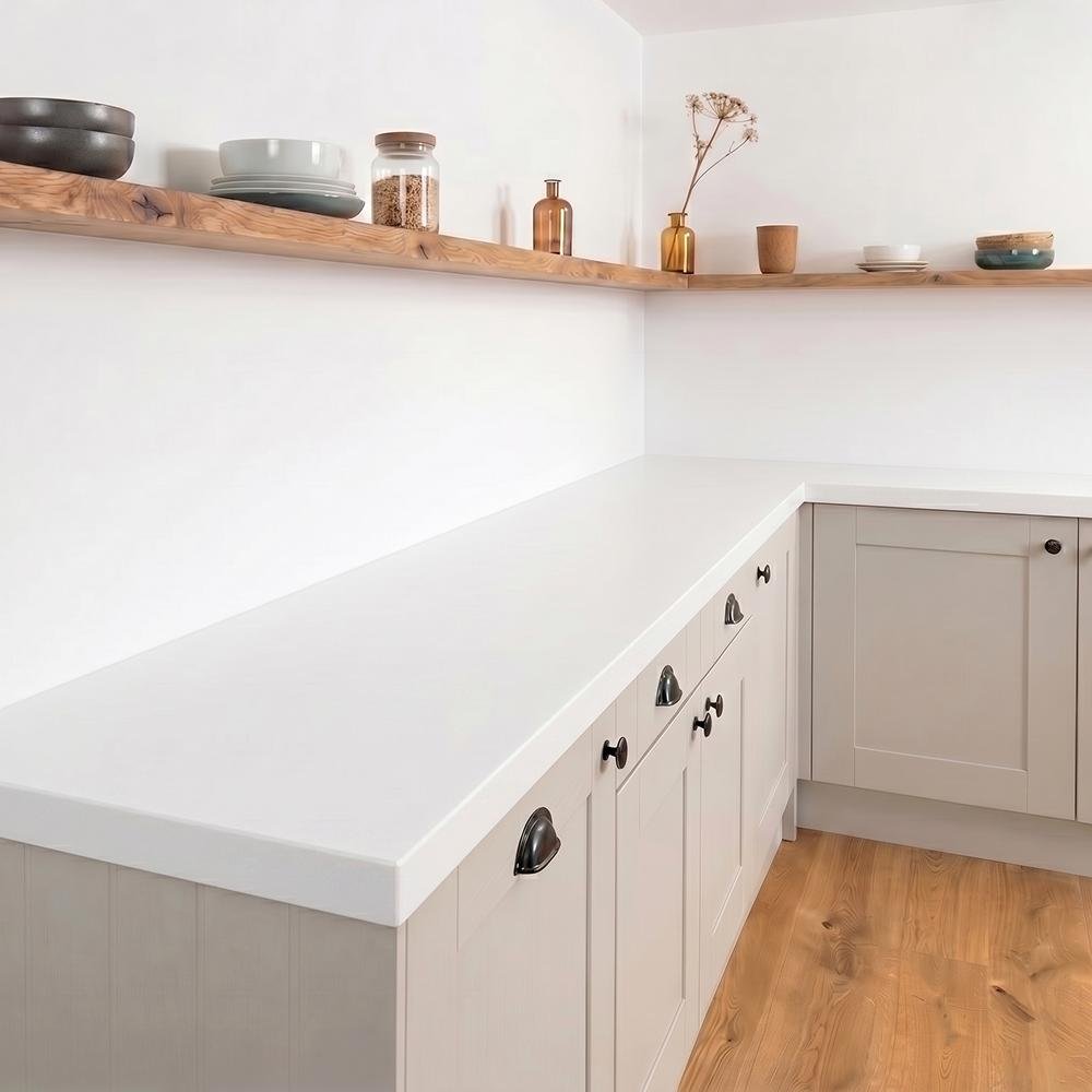 Pure White Solid Surface - Upstands & Splashbacks