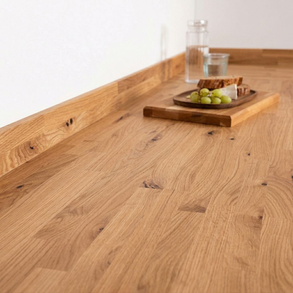 Deluxe Oak Worktop - Upstands