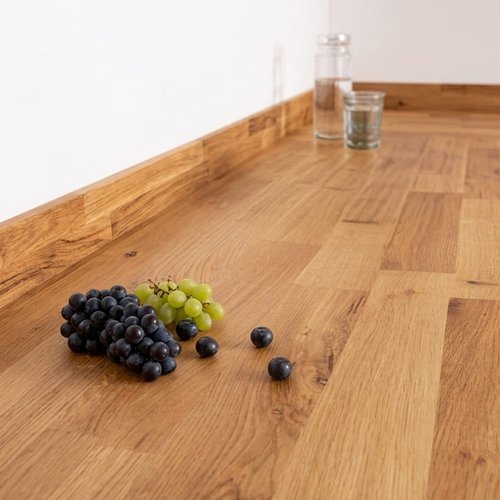 Deluxe Rustic Oak Worktop - Upstands