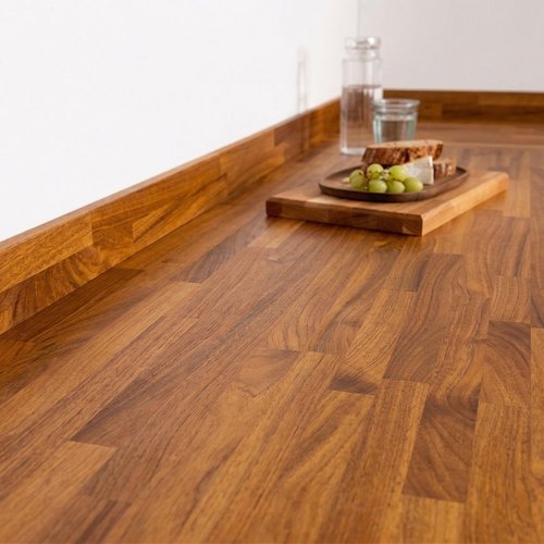 Iroko Worktop - Upstands