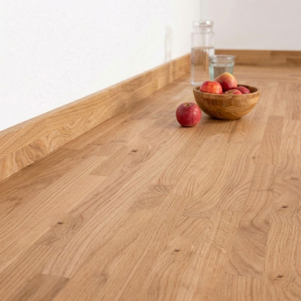 Oak Worktop - Upstands