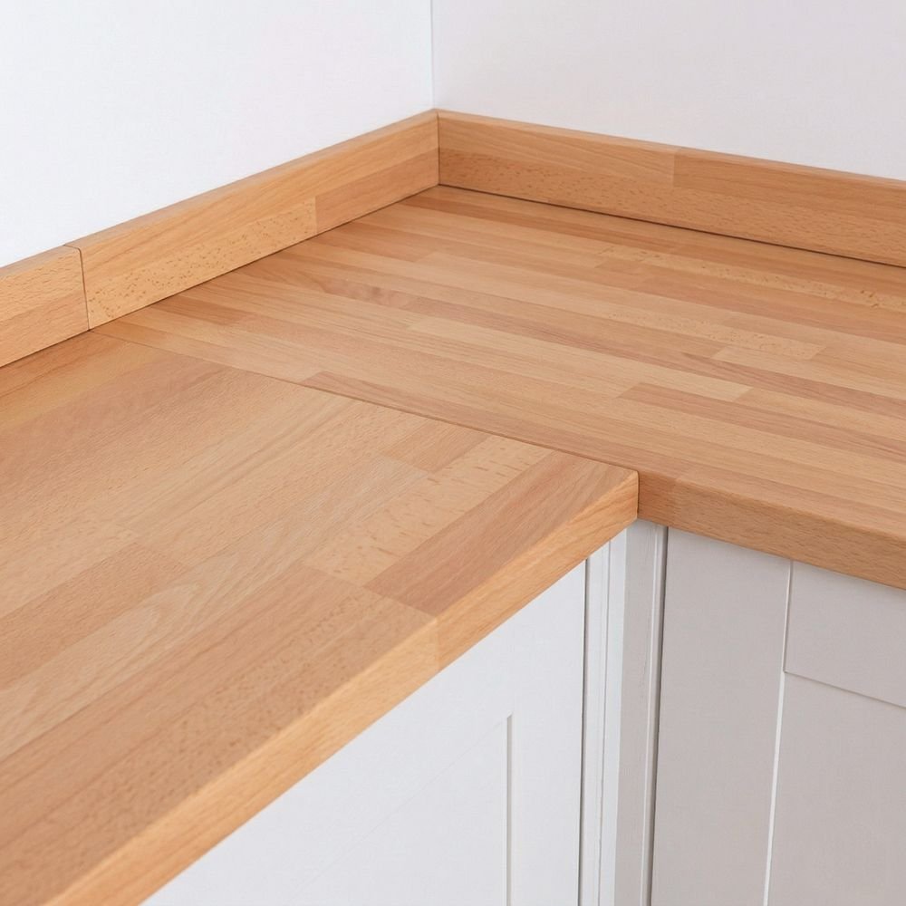 Prime Beech Worktop - Upstands