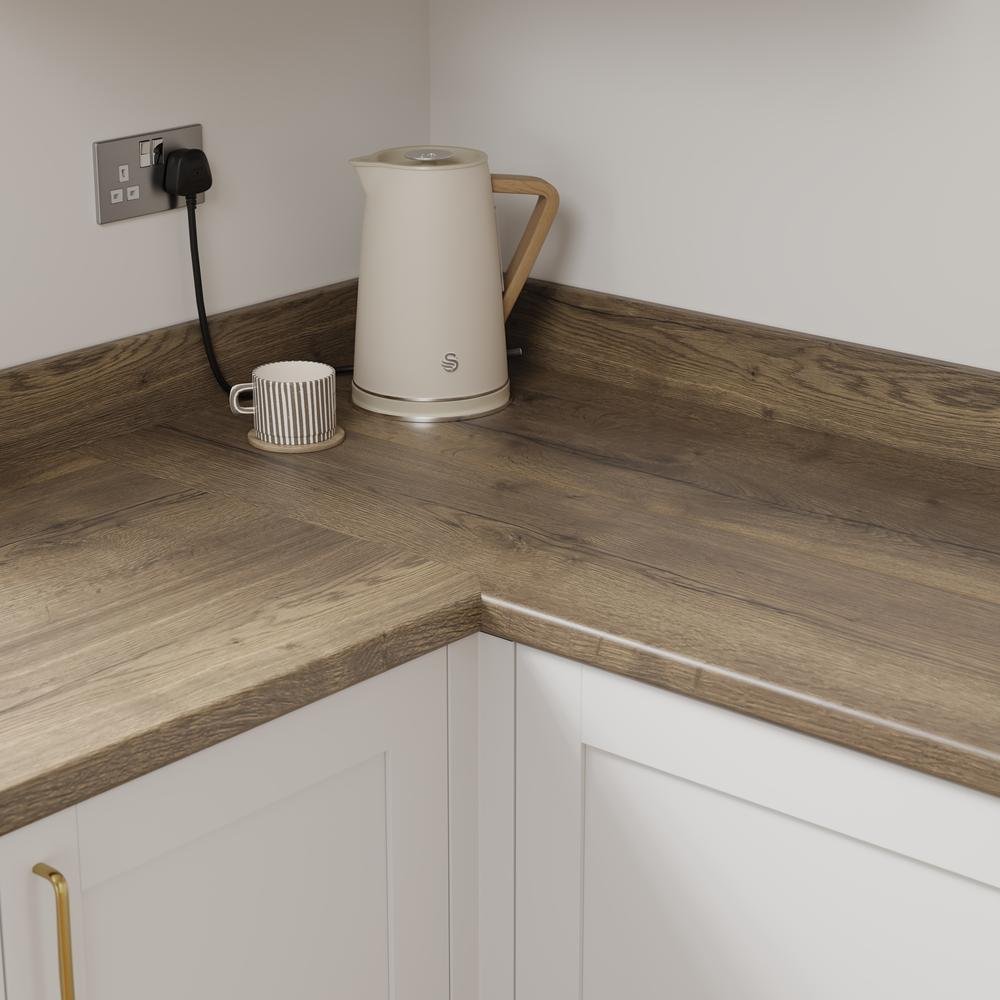 Full Stave Rustic Oak Laminate - Upstands