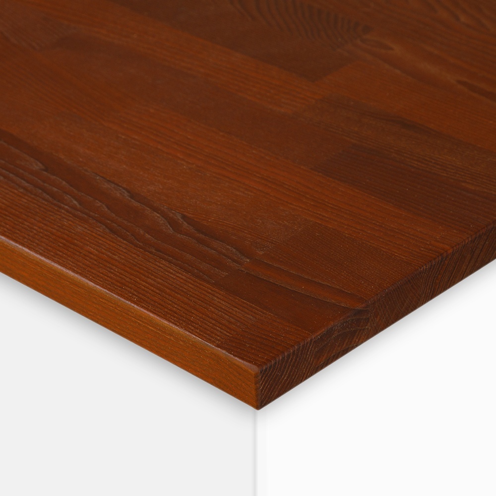 Black Ash Worktop Sample